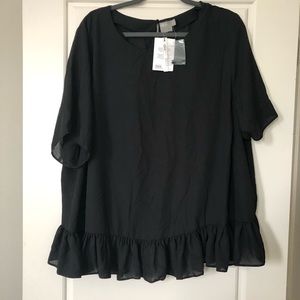 ASOS Curve Peplum Hem Blouse